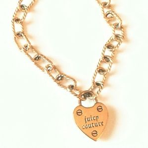 JUICY COUTURE LOCKED HEART BRACELET